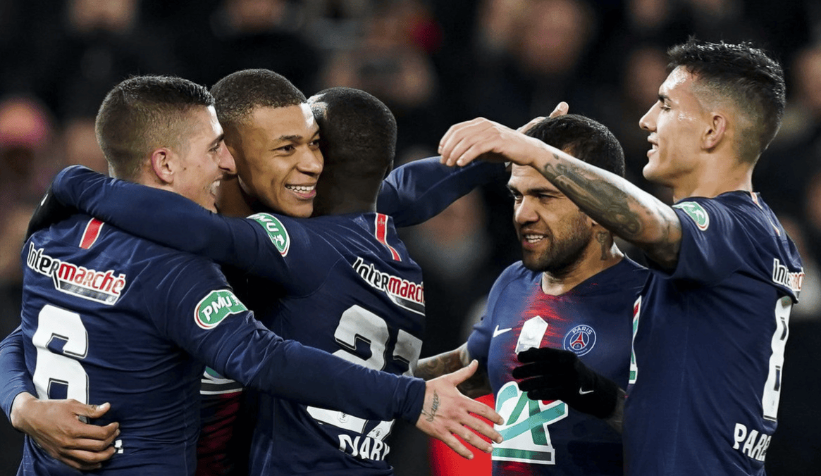 巴黎圣日耳曼客场战平尼斯，摆脱连败