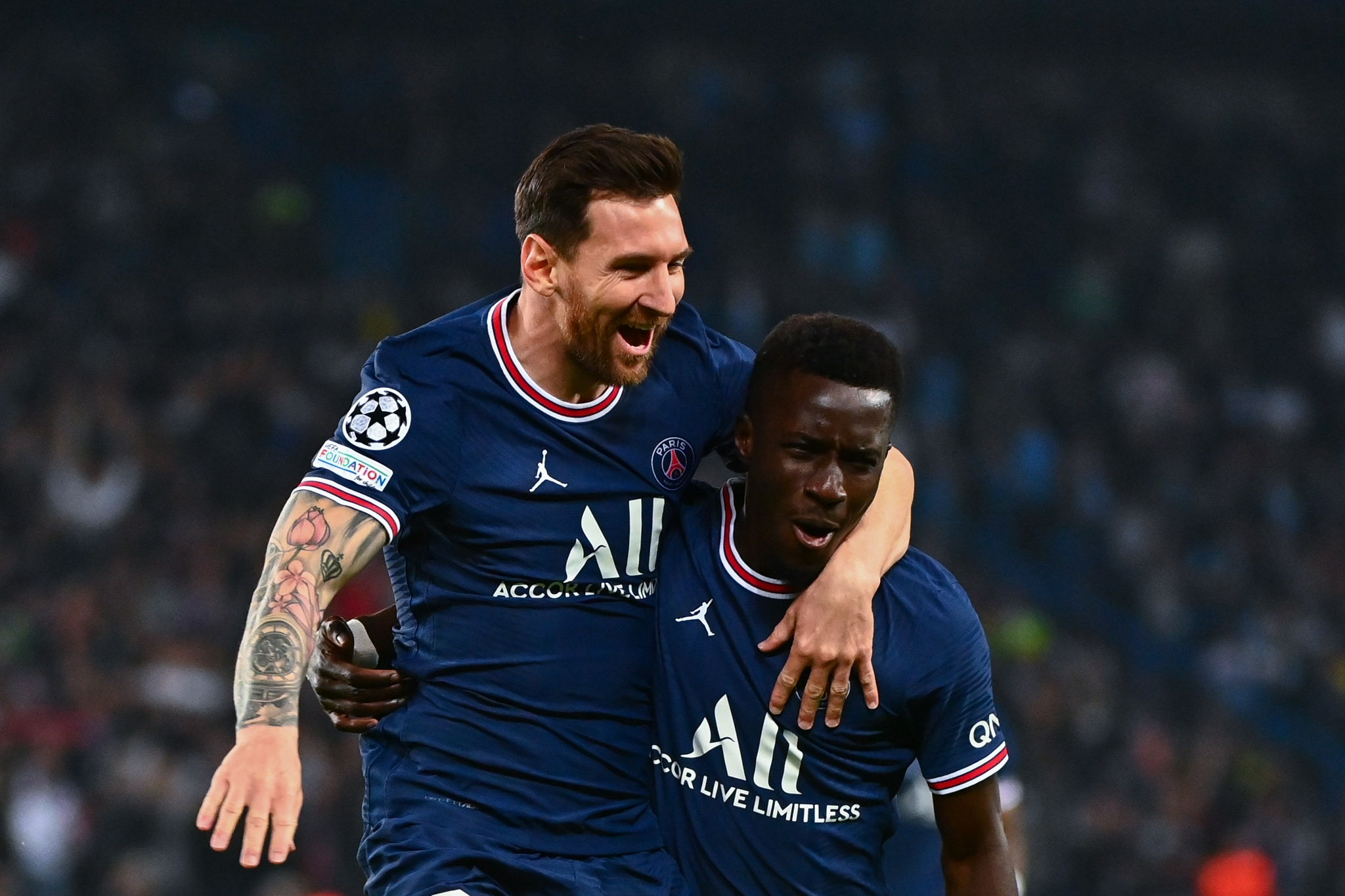 梅西在巴黎圣日耳曼的首秀取得进球